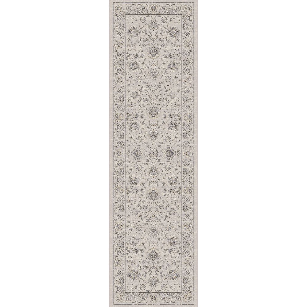 Dynamic Rugs 57126-6666 Ancient Garden 2.2 Ft. X 11 Ft. Finished Runner Rug in Cream